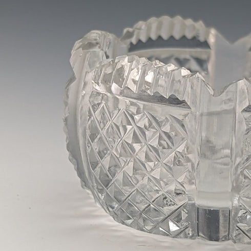 英國 Vintage Cut Glass Soldesh 一對 141g